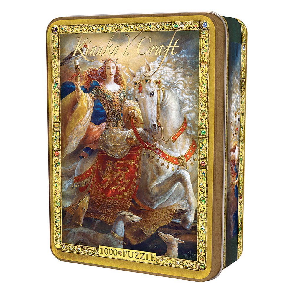 MasterPieces Eleanor of Aquitaine Kinuko Craft Tins Jigsaw Puzzle, 1000