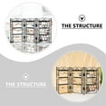 thumbnail image 6 of LOLIPPYY Black Jewelry Display Stand 1Pc Sturdy Storage Rack for Dressing Table Vanity Organizer, 6 of 7