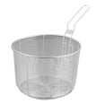thumbnail image 1 of Round Wire Fry Basket French Fries Basket Multifunctional Easy Storage Food Presentation Mesh Colander Strainer Basket for Cooking Dumplings 17.5cm, 1 of 8