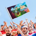 thumbnail image 4 of Lupi y Baduki Bandera impresa con temática, regalo perfecto para fanáticos, amigos y familiares, y adecuada para actividades al aire libre e interiores, decoraciones de fiesta. 90 cm × 150 cm., 4 of 6
