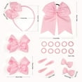 thumbnail image 3 of Bows Hair Accessories Set 20 Pieces Uniform Hair Bows,Hair Clips,Headband,Hair Ties for Little Girls School Girls Gifts, 3 of 9