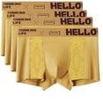 thumbnail image 1 of Mens Underwear, Low Rise Boxer Briefs for Men, Mens Breathable Trunks 4pcs, 1 of 23