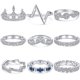 thumbnail image 4 of Anillo de plata S925 con diseño de comida sencilla para mujer, anillo de cola de circón, joyería de Europa y Estados Unidos, 4 of 6