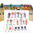 thumbnail image 6 of hengtong 20Pcs 1/42 Miniature Figures Ornaments Photo Props Miniature Scene Figurines, 6 of 8