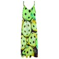 thumbnail image 5 of Pickleball Balles Jaunes Sport Amusant Robe Sans Manches Robes pour occasions Spéciales Robes d'Été pour Femmes 2024, 5 of 5