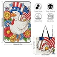 thumbnail image 2 of Patriotic Goose Floral Fourth July Picnic Blanket Waterproof Outdoor Beach Blanket Hand-held Pad Suitable for Travel, Camping, Beach, Family Gatherings, 2 of 8