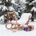 thumbnail image 2 of Adornos navideños, adornos navideños, regalos navideños, colgantes de decoración navideña, adornos navideños flocados para ventanas, adornos para árboles de Navidad, campanas de plástico, 2 of 6