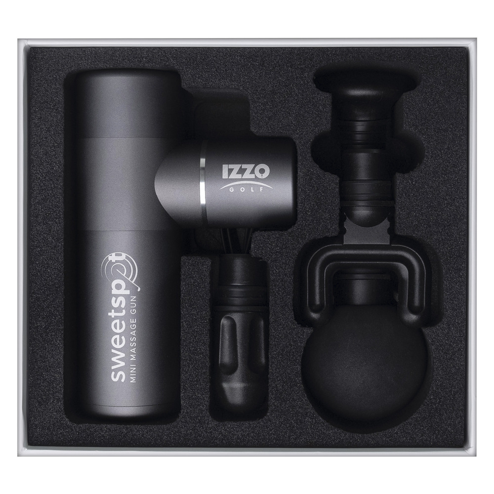 IZZO Golf Sweet Spot Massage Gun, Black