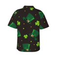 thumbnail image 3 of Bixox Men's Hawaiian Shirts Men's St. Patrick's Day8 Print Short-Sleeve Shirt-X-Large, 3 of 8