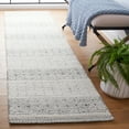 thumbnail image 2 of SAFAVIEH Martha Stewart Calvagh Striped Runner Rug, Ivory/Grey, 2'3" x 9', 2 of 11