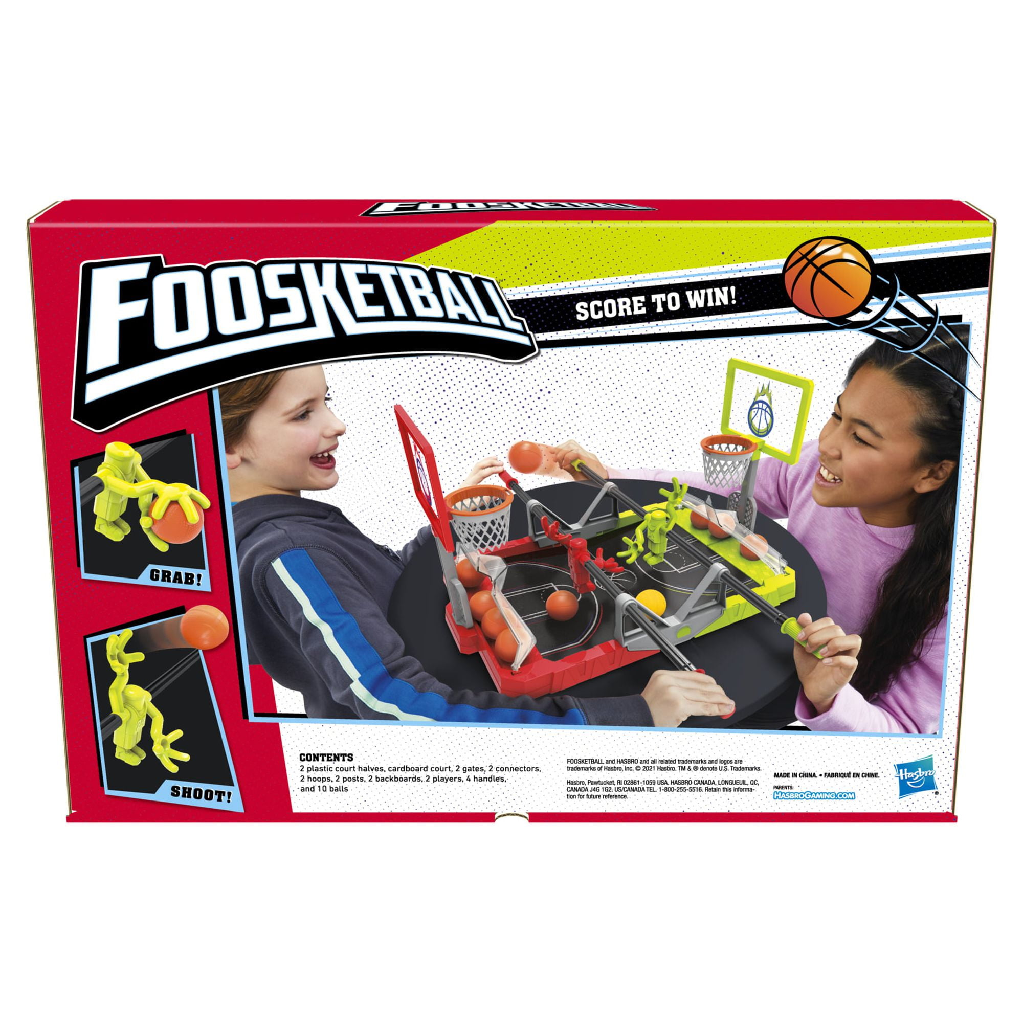 Foosketball Game, The Foosball Plus Basketball Tabletop Game for Kids