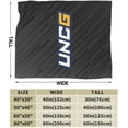 thumbnail image 3 of Unc Greensboro Spartans Fleece Blanket, Very Soft Microfiber Flannel Blanket for Couch Warm and Cozy for All Seasons, 3 of 6