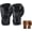 Black, variant on Right Punch Cowhide Leather Boxing Gloves – Professional Training Gear for MMA, Muay Thai, & Kickboxing – Men & Women