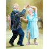 Kits de pintura de diamantes Old Lady Life, taladro redondo completo, decoración artística, 30x40cm (A2383) Sywqhk Decoración hogareña
