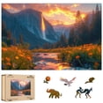 thumbnail image 1 of Puzzle de madera Reouinty Valley View Landscape, 500 piezas, 1 of 7