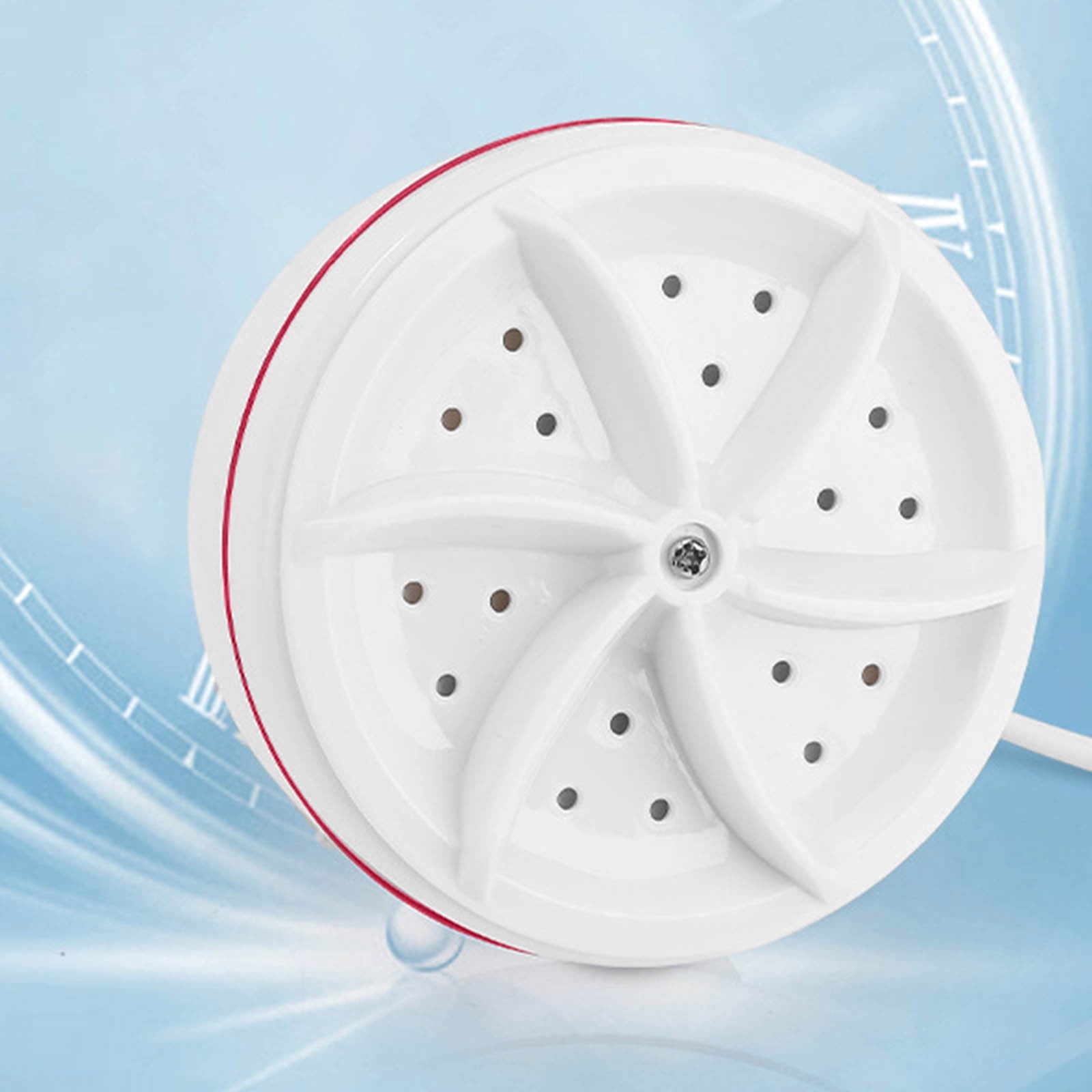 4 Pcs Portable Ultrasonic Washing Machine USB Powered Mini Turbo Spinner Automatic Laundry Washer for Travel Camping Underwear Socks