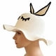 thumbnail image 5 of Sombrero de sol de conejito, gorra de pescador de ala ancha para fiestas, vacaciones, campamentos, viajes y mochileros. Blanco como la leche, 5 of 8