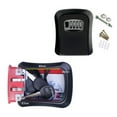 thumbnail image 1 of Key Lock Box Wall Mounted Aluminum Alloy Key Safe Box Weatherproof 4 Digit Combination Keys Storage Lock Boxes Indoor Outdoor ,Built to Last, 1 of 7