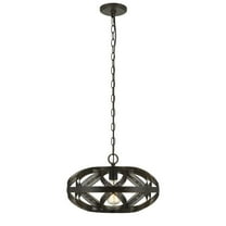 Cal Lighting 60W Alma Metal Mesh Pendant Fixture (Edison Bulb Not Included)