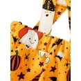 thumbnail image 4 of Seyurigaoka Baby Halloween Outfits Letters Romper + Suspenders Skirt + Headband, 4 of 10