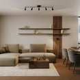 thumbnail image 2 of Shura Bronze 5-Light Track Light with Rotatable Heads, Integrated LED Bulbs, 3000K, 4 ft., 2 of 8