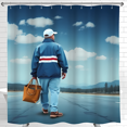 thumbnail image 1 of Stylish Shower Curtain with Modern Design - Easy to Clean Perfect for Any Bathroom Decor, 1 of 4