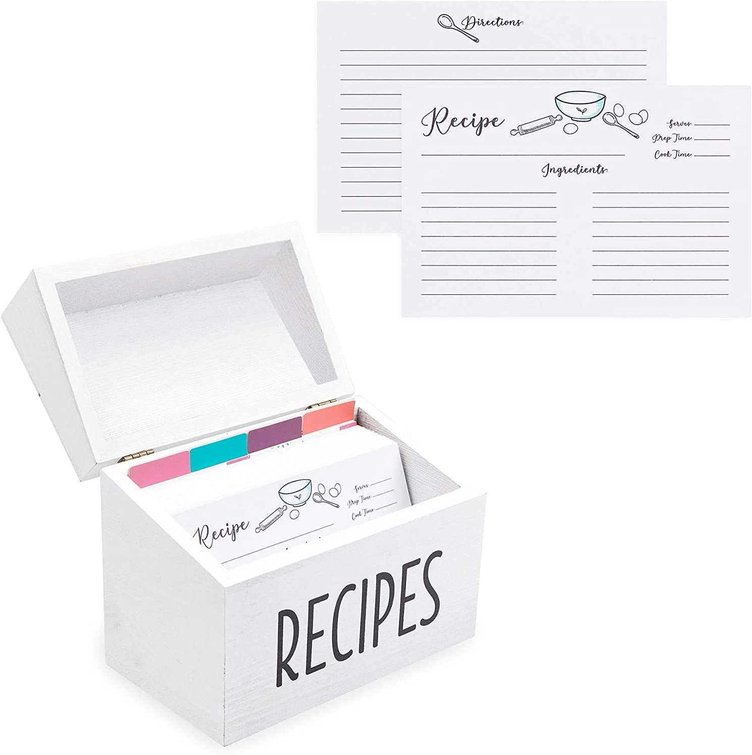 3x5 Recipe Card Dividers
