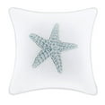 thumbnail image 2 of Harbor House Coussin Carré Maya Bay, 16 par 16 Pouces, Blanc, 2 of 2