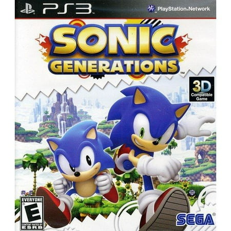 Sonic Generations, Sega, PlayStation 3, 010086690552