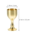 thumbnail image 2 of Raindrops 2pcs Brass Goblet For Wine Offerings And Rituals Easy To Clean Decorative Drinking Cups For Ceremonial Use, 2 of 8