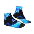 thumbnail image 2 of Lsque Geometry Dash Printed Crew Socks, Moisture-Wicking Socks, Athletic Socks for Men Breathable Cushion Socks Casual Sport Socks for Running Traveling, 2 of 6