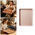thumbnail image 2 of Sheet Baking Pans,Durable Non-Stick Carbon Steel Baking Sheet, Even Heat & Easy Release for Roasting Meat Bread Jelly Roll, 2 of 4