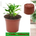thumbnail image 1 of Plant Nursery Flowerpots 4-inch/6 IN Thick Soft Plastic Seedling Pots Seed Starting Pots Flower Plant Containers Are Suitable for Cutting and Transplanting Succulent Plant Seedlings with Plant Labels., 1 of 7