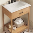 thumbnail image 5 of Modway Zaire 24" Bathroom Vanity in Natural White, 5 of 9