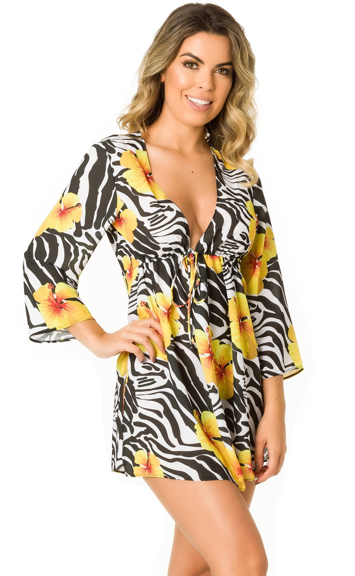 swimsuit cover up dress walmart