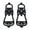 Black, variant on Lolynie Climbing 8 Studs 2025 Upgraded Snow Cleats For Shoes And Boots For Hiking Snow Shoe For Ice Snow Winter Hiking Climbing Ice Fishing Ice Cleats Traction Snow Grips