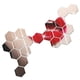 thumbnail image 4 of Wosthever Pegatinas de espejo hexagonales de 12 piezas, pegatina autoadhesiva de efecto reflectante acrílico, pegatina de pared colgante de alta Decoración del hogar, 4 of 6