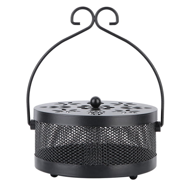 Soporte para cenizas, soporte para bobina de mosquitos, soporte de bobina para mosquitos de metal, soporte para incienso, rendimiento confiable