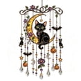 thumbnail image 2 of Halloween Decor Cute Halloween Decor, Acrylic Suncatcher Wind Chime With Melodic Chimes And Colorful Light Refraction, Classic Halloween Motifs for Window Door Garden Indoor Outdoor, 2 of 7