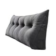 thumbnail image 1 of Noehoiugi Dorm Triangular Headboard Bolster Pillow - Twin Size Body Pillow For Sitting Up In Bed, Back Support Cushion, 1 of 5