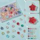 thumbnail image 3 of 120 piezas de dijes de vidrio, 3 estilos, colgantes de cristal con forma de estrella, corazón y mariposa., 3 of 9