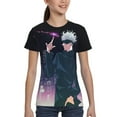 thumbnail image 3 of Jujutsu Kaisen Satoru Gojo Kids T-Shirt 3d Printed Graphic T-Shirts Boys And Girls Short Sleeve Shirts For Youth Kids X-Small, 3 of 7