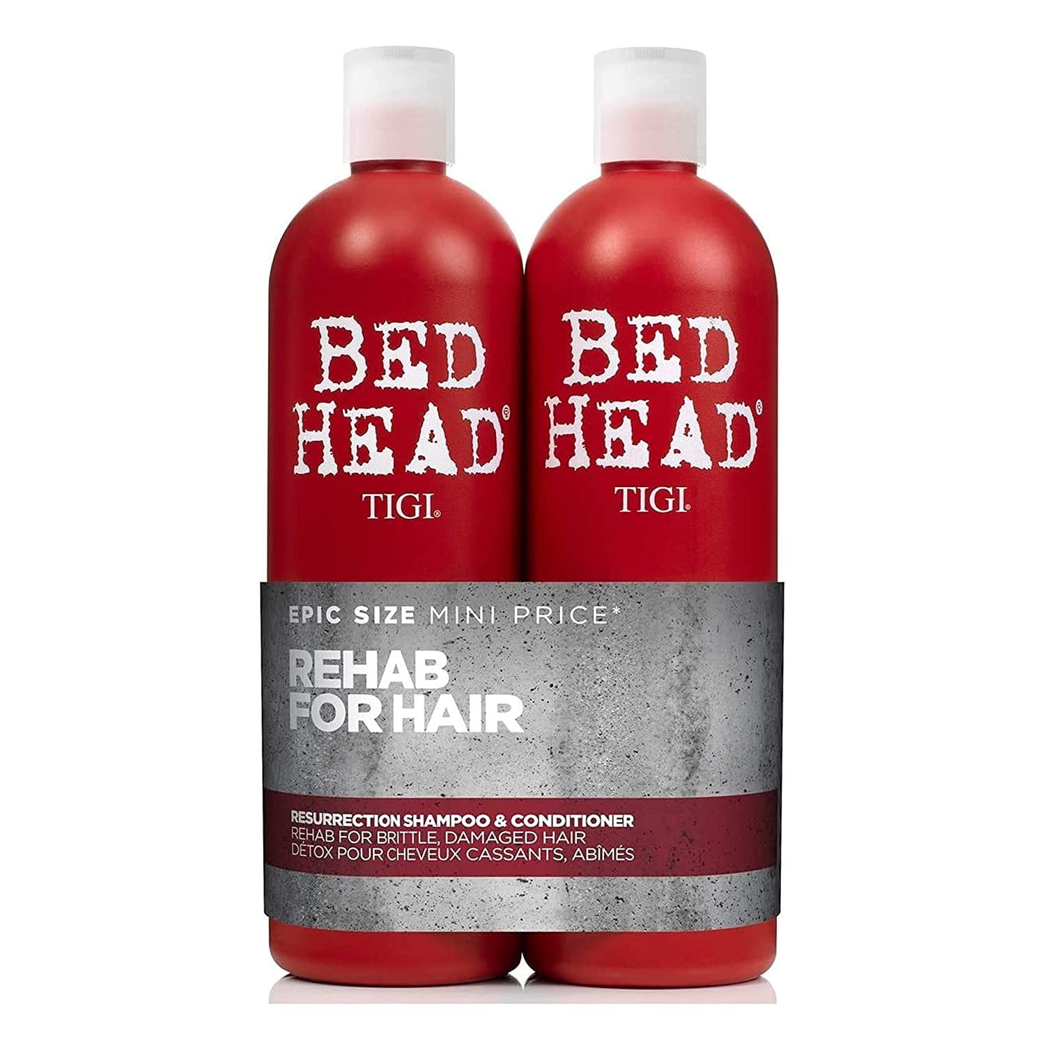 Bed Head by TIGI Urban Antidotes Resurrection and Conditioner for Damaged Hair 25.36 fl oz 2 count - Walmart.com