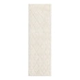 thumbnail image 3 of Unique Loom Trellis Shag Collection Area Rug - Diamond (2' x 6' 9" Runner Ivory), 3 of 11