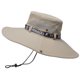 thumbnail image 1 of Sombrero de pesca transpirable de algodón y poliéster Nikou ala grande para sol hombre verano color beige, 1 of 12
