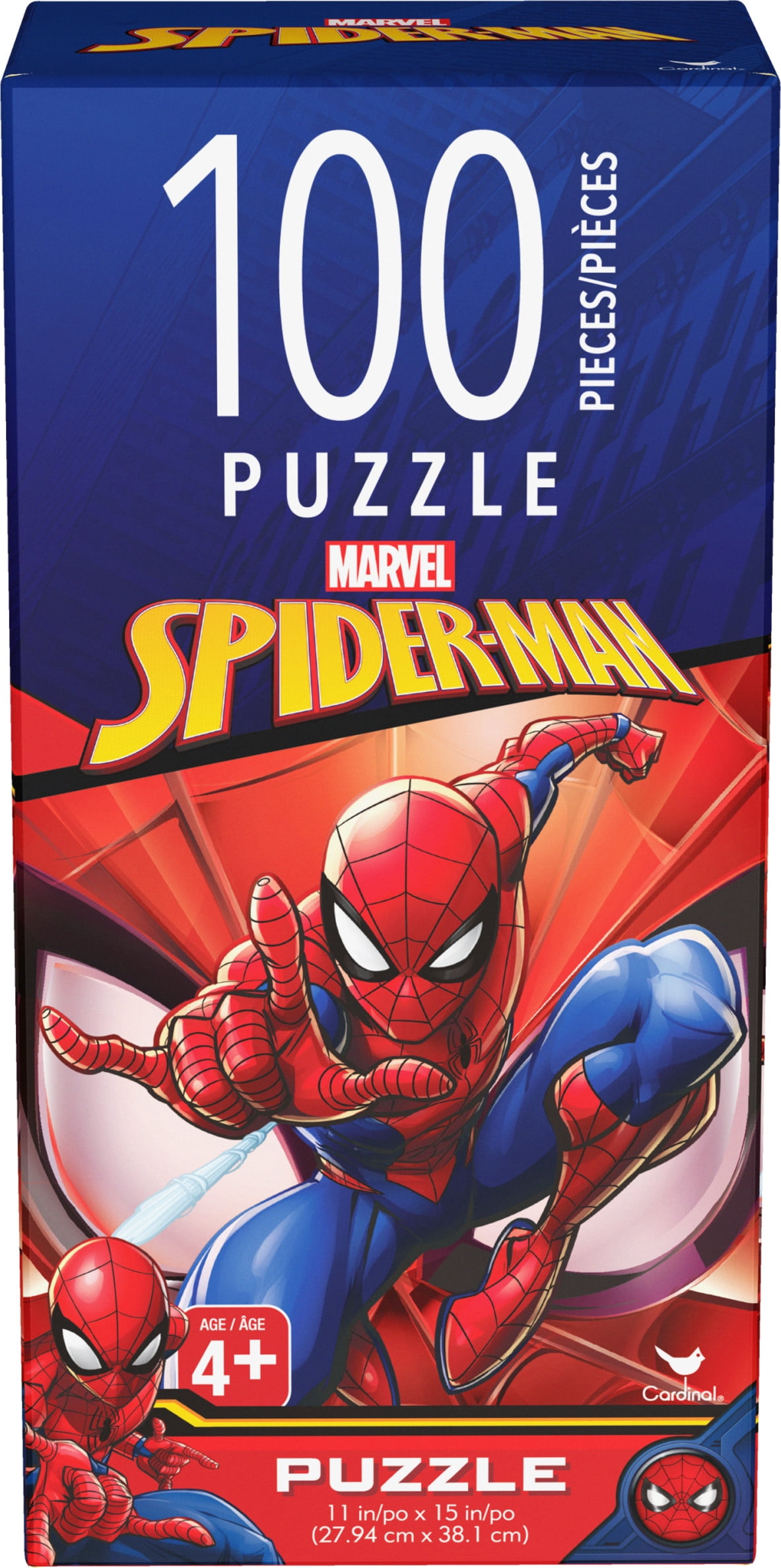 2 Kids Puzzles Batman 100 Piece Puzzle And Spider-Man 100 Piece Puzzle. 
