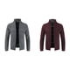 thumbnail image 4 of Minnieouse Manténgase cálido y cómodo, suéter hecho punto, cárdigan, suéter hecho punto poliéster de moda para hombres Abrigos y chamarras azufaifo rojo 4XL, 4 of 6
