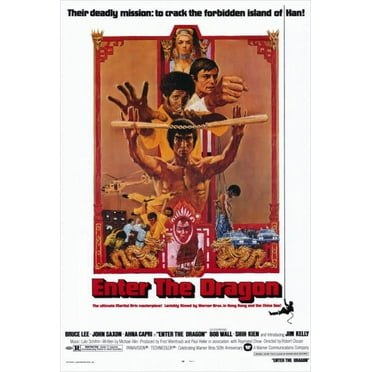 Enter the Dragon Movie Poster Print (27 x 40)
