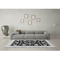 thumbnail image 3 of Ahgly Company Indoor Round Oriental Gray Traditional Area Rugs, 4' Round, 3 of 4