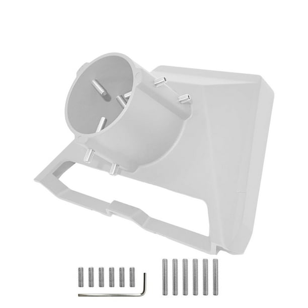 Kit adaptador de tubo Kit de montaje de adaptador de montaje en poste para plato de soporte Gen 3 V3 Blanco